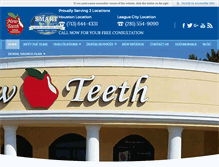 Tablet Screenshot of newteethtexas.com